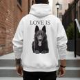 German Shepherd Shirt Shepard TShirt Dog Mom Dad Love Men's Hoodie Back Print