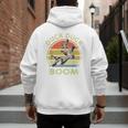 Hunting-Shirt Duck Boom Hunter Dad Grandpa Men Men's Hoodie Back Print