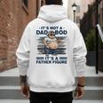 It's Not A Dad Bod It's Father Figure Fat Cat Vintage Men's Hoodie Back Print It's Not A Dad Bod It's Father Figure Fat Cat Vintage Men's Hoodie Back Print