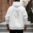 Long Haired Chihuahua Dog For Men Women Dog Mom Dad Men's Hoodie Back Print