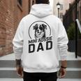 Mini Aussie Dad Dog Owner For Men Dad Christmas Men's Hoodie Back Print
