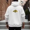 Pace University Setters Arched Dad Men's Hoodie Back Print