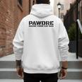 PAWDRE Maine Coon Cat Dad Feline Father Cat Dad Men's Hoodie Back Print