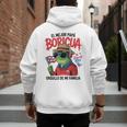 Puerto Rican Dad Idea For Men & Papá Boricua Coqui Frog Men's Hoodie Back Print