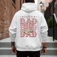 Rodeo Dad Pink Boots Coquette Cow-Girl Birthday Party Men's Hoodie Back Print