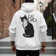 Tuxedo Cat Dad Cat Dad Tuxedo Cat Dad Men's Hoodie Back Print