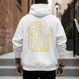 University Of Delaware Blue Hens 1 Dad Men's Hoodie Back Print