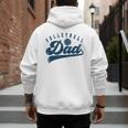 Volleyball Dad Daddy Father's Day Men's Hoodie Back Print