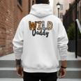 Wild Daddy Zoo Born Two Be Wild B-Day Safari Jungle Animal Men's Hoodie Back Print