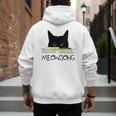 Women's Meowjong Cat Mahjong Chinese Game Cat Mom Dad Men's Hoodie Back Print