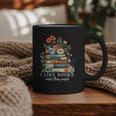 I Like Books More Than People Reading Reader Bookworm Saying Graphic Print Coffee Mug