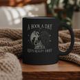 Fantasy Book Club Dragon Reader Book A Day Keep Reality Away Graphic Print Coffee Mug