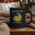 Good Book Is Out Of This World Astronaut Read Book Bookworm Graphic Print Coffee Mug