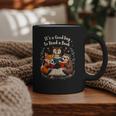 Its A Good Day To Read Book Cute Fox Sloth Owl Novel Reading Graphic Print Coffee Mug