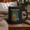 Night Owl Cozy Reading Tea Coffee Lover Bookworm Cute Graphic Print Coffee Mug Night Owl Cozy Reading Tea Coffee Lover Bookworm Cute Graphic Print Coffee Mug