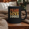 Peace Love Books Men Women Graphic Print Coffee Mug Peace Love Books Men Women Graphic Print Coffee Mug