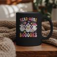 Read More Books Ghosts Reading Book Teacher Halloween Graphic Print Coffee Mug