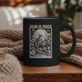 Read In Peace Skeleton Book Lover Bookworm Book Graphic Print Coffee Mug