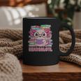 Readsalotl Axolotl Reading Book Bookworm Graphic Print Coffee Mug