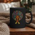 History Month Afro Women Book Lover Librarian Teacher Graphic Print Coffee Mug