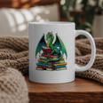Book Dragon Reading Books Graphic Print Coffee Mug