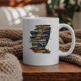 Book Women Graphic Art Colorful Eyes Graphic Print Coffee Mug