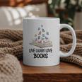 Live Laugh & Love Books Reading Butterfly Book Lover Bookish Premium Graphic Print Coffee Mug Live Laugh & Love Books Reading Butterfly Book Lover Bookish Premium Graphic Print Coffee Mug