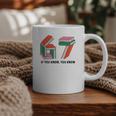 Six Seven 67 If You Know You Know 6 7 Reading Books Graphic Print Coffee Mug