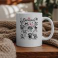 Skelanimals I Bite Vintage Retro Dead Pet Textbook Collage Graphic Print Coffee Mug