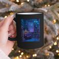 Book Library Bookshelf Armchair Window Pattern Print Graphic Print Coffee Mug