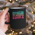 Bookish Reading Love Introverted But Willing To Discuss Book Graphic Print Coffee Mug