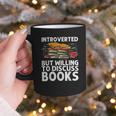 Bookworm Art For Men Women Book Reading Lover Bookish Graphic Print Coffee Mug