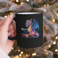 Bookworm Book Lover Women Girls Dragon Reading Graphic Print Coffee Mug