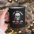 I Buy Her Books And Call Her A Good Girl Skull Rose Bookworm Graphic Print Coffee Mug I Buy Her Books And Call Her A Good Girl Skull Rose Bookworm Graphic Print Coffee Mug