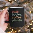 Cats Books Coffee Plants Gardening Mama Mom Mothers Graphic Print Coffee Mug Cats Books Coffee Plants Gardening Mama Mom Mothers Graphic Print Coffee Mug