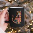 Cats Reading Books Librarian Library Readers Graphic Print Coffee Mug