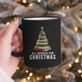 Christmas Book Tree All Booked For Xmas Graphic Print Coffee Mug