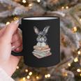 Cute Reading Bunny With Glasses Books Reader Book Bookworm Graphic Print Coffee Mug