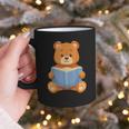 Cute Teddy Bear Reading Book Adorable For Readers Graphic Print Coffee Mug