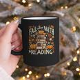 Fall In Love With Reading Book Autumn Pumpkins And Teachers Graphic Print Coffee Mug