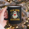 Ghost Reading Books Teacher Student Halloween Read More Book Graphic Print Coffee Mug