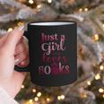 JUST A GIRL WHO LOVES BOOKS LIBRARIAN BOOK LOVERS BOOKWORM Graphic Print Coffee Mug