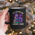 Just a Girl Who Loves Dragons And Books Reading Graphic Print Coffee Mug