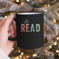 Let's Read Book Nerd Reading Book Lover Librarian Teacher Graphic Print Coffee Mug