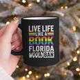 LGBTQ Quote Live Life Like A Banned Rainbow Book Graphic Print Coffee Mug LGBTQ Quote Live Life Like A Banned Rainbow Book Graphic Print Coffee Mug