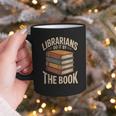 Librarians Do It By The Book Librarian Graphic Print Coffee Mug
