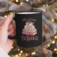 Not Today I'm Booked Book Lover Book Stack Coquette Bow Graphic Print Coffee Mug