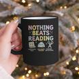 Nothing Beats Reading Book Librarian Across America Kids Graphic Print Coffee Mug