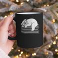Polar Bear Reading Book Pajama Sleep Graphic Print Coffee Mug