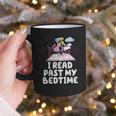 I Read Past My Bedtime Reading Unicorn Book Lover Graphic Print Coffee Mug